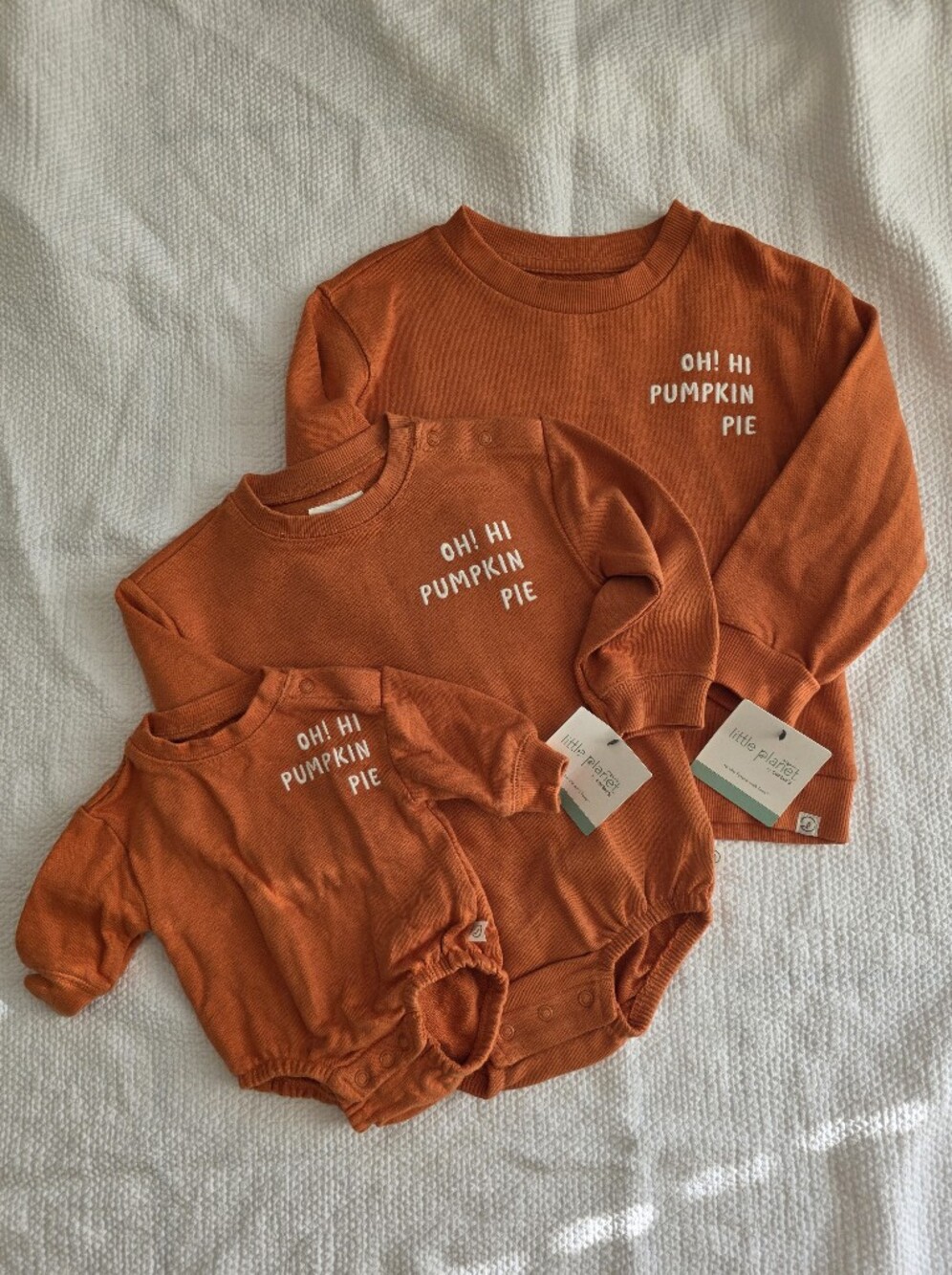 NB 'Oh! Hi Pumpkin Pie' Kids One-Piece Bodysuit-Worn Once